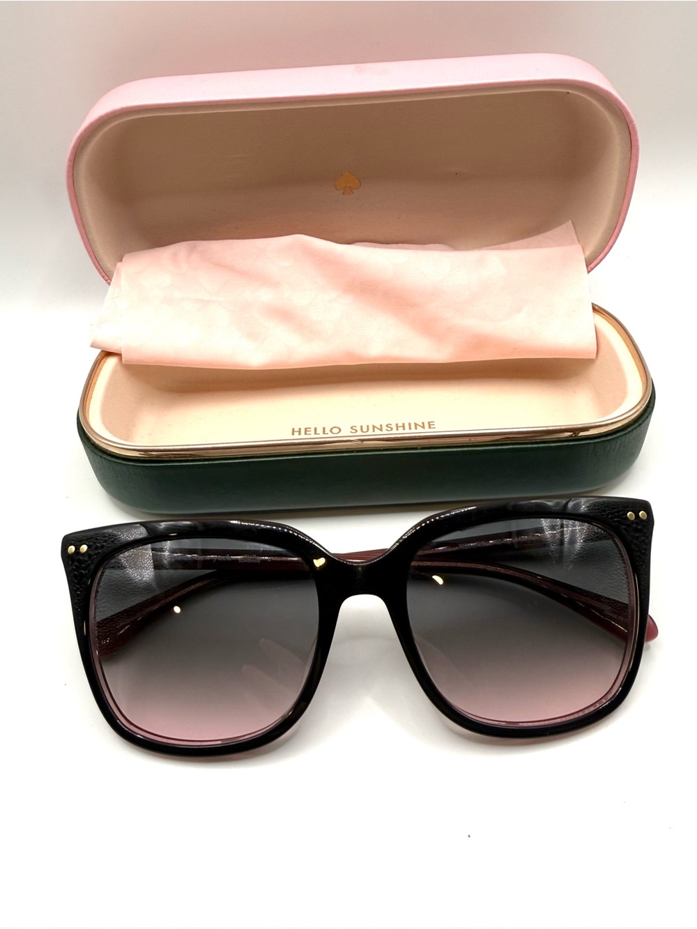 Kate Spade Pink and Black Sunglasses